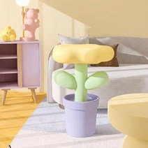 꽃테이블 데이지꽃 북유럽 귀여운 침실 사이드테이블 카페 촬영용 협탁 인테리어, B 옐로우