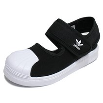 [아디다스] 키즈 슈퍼스타 360 샌들 슬리퍼 찍찍이 벨크로 아동화 FV7586