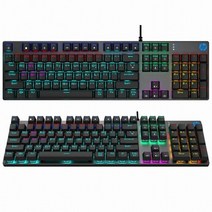 HP GK400F LED 청축 게이밍 기계식 키보드 이중사출키캡 WA560E4, 샌드박스쿠팡 본상품선택, 샌드박스쿠팡 본상품선택