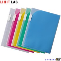 리히트랩 포켓홀더 6포켓 A3 A4(235x312mm) F-3412 LIHIT LAB, Clear, 1개