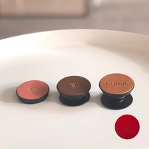 아또핸드메이드 나만의 가죽 스마트톡 이니셜각인 소가죽 염소가죽, 1개, (크리스페 염소가죽)레드