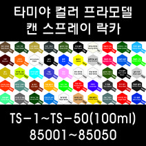타미야 컬러 프라모델 캔 스프레이 락카 TS-1~TS-50(100ml) 85001~85050, 85002 TS-2 다크 그린