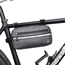 라이노워크 자전거 라이딩 킥보드 방수 핸들바 프페임 가방, X20990-GRAY