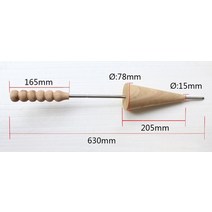 굴뚝 빵기계 베이커리 프라하 체코 배송 4pcs wodden 롤 헝가리 케이크 그릴, B형