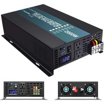 발전기 소형발전기 캠핑용발전기 비상용 2000W 순수 사인파 태양 광 인버터 12V 220V 백업 전원 배터리 발, 01 36V_04 220V_06 AU