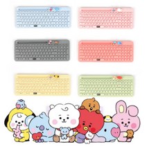 로이체 BT21 리틀버디 베이비 멀티태스킹 블루투스 무선 키보드, TATA, BT21-TKB-3E-TT, 일반형