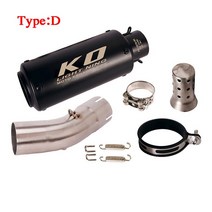 가와사키 Z900RS Z400 Z650S ZX-14R 혼다 CB400X cb200에 대한 51mm 스테인레스 스틸 스포츠 바이크 오토바이 배기 머플러 들어, [04] D