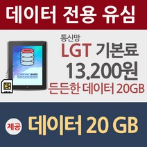 태블릿유심요금제 태블릿 데이터요금제 알뜰폰유심 탭 유심칩, 1개, 태블릿13200