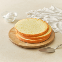 케이크시트 수제 화이트(바닐라) (도시락/미니/1호/2호/3호) 케익만들기키트재료 (평일 오후3시이전 출고), 1호, 1세트