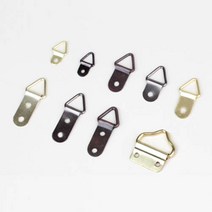 철물백화점 액자레일 액자걸이 와이어 레일걸이, E3 삼각고리 중 블랙, 1개