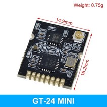NRF24L01 2.4G 무선 데이터 전송 모듈 2.4GHz NRF24L01 업그레이드 버전 NRF24L01 PA LNA Arduino 용 1000 미터 전자 부품 액세서리 소스, GT-24 SMD 1 건