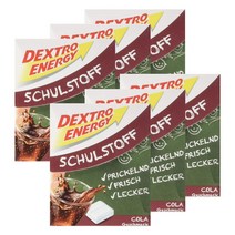 Dextro Energy Schulstoff Cola 덱스트로 에너지 포도당 글루코스 캔디 콜라 50g 6팩