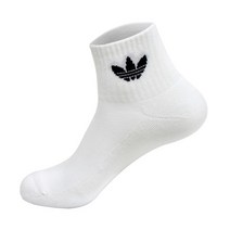 아디다스 미드 컷 앵클삭스 3PP 화이트 FT8529 남성 여성 공용 스포츠 양말 삭스