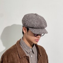 폴제이 남성겨울모자 남자헌팅캡 중년남성모자 캡모자 남자모자 남성모자 니트모자