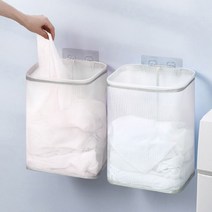 벽걸이 빨래바구니 가정 재활용 분리수거함 세탁통
