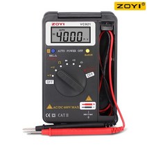 멀티테스터기 접촉/비접촉 타코메타/회전계/RPM/회전수측정기 zoyi vc921 pocket style digital multimeter 4000 counts t-rms