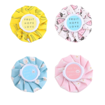 SBNY 골프 등산 방수코팅 냉온찜질 소형 6인치 얼음 주머니, 옐로우