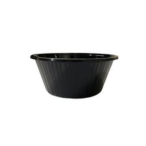 행복물류 사출용기 원형면용기 2190 검정색(뚜껑포함) 1.9L 400세트, 400개
