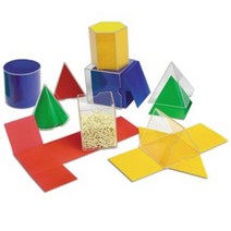 7세수학교구 투명입체도형 전개도놀이 16p 홈스쿨 도형놀이