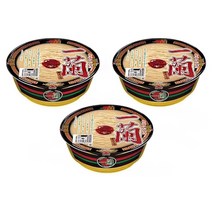 이치란라멘 돈코츠 컵라면 3개 특제 고춧가루 포함