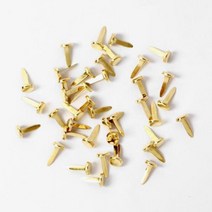 ch초_1323 사무실소품 골드 문서할핀 15mm 40P 서류고정 고정핀 문서철 문구핀 문구용핀 만들기핀 사무용클립, 개구◇상품선택◇