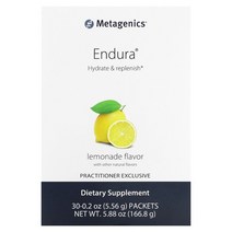 해외 3460002955 Metagenics Endura Lemonade 30 Packets 0.2 oz (5.56 g) Each, One Color, One Size