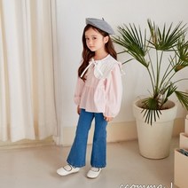 꼼마제이)슬림부컷데님팬츠 V0315