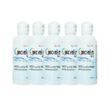 메디렌즈워시액 150ml x 5개 식염수