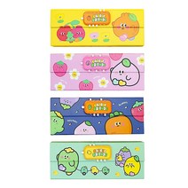 3D 비밀번호필통 당근 지함필통, 당근친구들 비밀지함필통(4개)