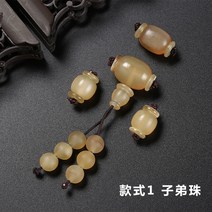 염주팔찌 천연 양의뿔 액세서리 세트가 작다 금강 초승달 보리 자문 노는 심레스티 남자 108 패키지 2726847797, 중간사이즈 적용 10 또는 11MM, 자제주