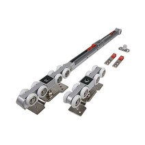 목문용 EMD 110 댐퍼로라세트(100kg이하용) 미닫이문부속 슬라이딩문부속 하부가이드 슬라이딩레일 행거레일 슬라이딩도어레일 댐핑레일 천정설치 벽면설치 포켓도어 양댐퍼