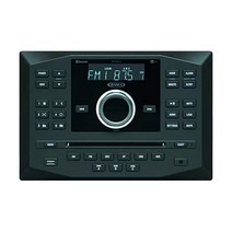 Jensen JWM62A AM|FM|DVD|CD|USB|AUX|App Ready Bluetooth Wallmount Stereo w/App Control 3-Speaker Zon