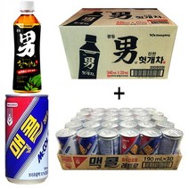 광동 헛개차340ml(20pet) + 맥콜190ml(30캔), 50개