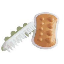 두피열내리는법 머리각질제거 두피스파 맛사지기 헤드, 1개, 옵션 / 연두