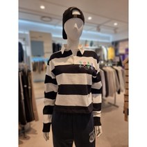 [클라이드앤]FNATS623F 여성 스트라이프 카라 티셔츠 2컬러