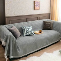 [다나에]간단한 유니버설 비 슬립 신선한면 소파 커버, 와플 그린