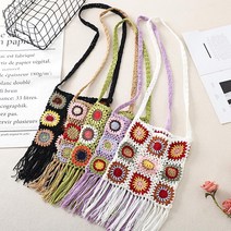 모칠라백 와유백 모칠라 보부상 연예인 에코백 페이즐리 호보 박연진 가방 명품 뜨개