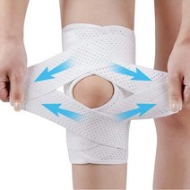 솔디몬 무릎보호대 벨크로 타입 초특가, 화이트