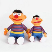 웃는엘모인형 엘모 굿즈 Elmo 세서미 스트리트 애착인형 32/50cm 비 빅버드 슈퍼 소프트, about 54cm, ERNIE