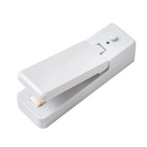자동 실링기 업소용 가정용 커피캔 포장 비닐 접착기 수직형 수평형 밴드실러 2 in 1 usb 미니 충전식 실러 가방 커터 오프너 휴대용 식품 스낵 씰링 포장 기계 주방 가방, 회색