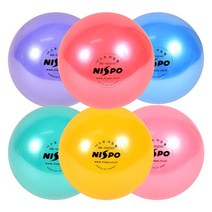 니스포 리듬체조 공 130mm (5인치) 6가지색상, 옐로우