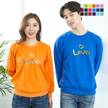 겨울단체티 포일아트 맨투맨 캘리사랑(성인)