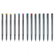 (특별할인)스테들러 피그먼트라이너 308 낱개 색상선택, 검정 0.05mm