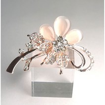 크리스탈 꽃 브로치 정장 한복 옷핀 가방장식 패션 악세사리 선물