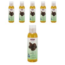 나우푸드 호호바 오일 퓨어 모이스처라이징 오일, 118ml, 6개