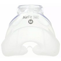 양압기 코골이양압기 테이프 방지밴드ResMed 비강 마스크 용 AirFit N20 쿠션 CPAP 코 인공 호흡기 슬리핑, 01 S