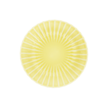 Kasumi 카스미 원형접시18cm(옐로우)