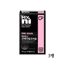 마이니 간에다밀크씨슬 밀크시슬 헛개 추출물 간건강 영양제 보조제 실리마린 효능 간에좋은 피로 체력 오미자 레드비트 울금 일동제약, 3병, 30캡슐