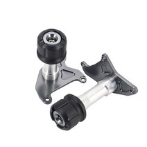 오토바이 액세서리 엔진 커버 충돌 패드 프레임 슬라이더 보호대 Honda Grom MSX125 2016, 01 Titanium