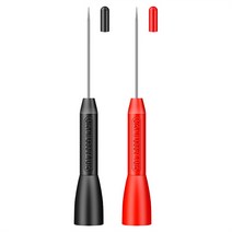 고정밀2pcs ANENG PT2002 절연 피어싱 바늘 1mm 핀 비파괴 멀티 미터 테스트 프로브 10A 600V 리드 검출기, 01 2pc Multimeter Probe